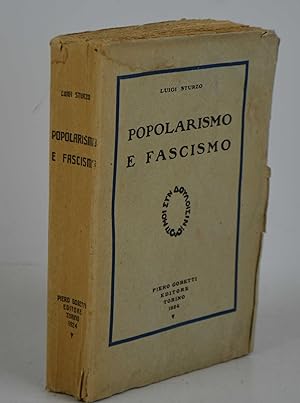 Popolarismo e fascismo.