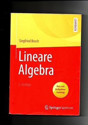 Seller image for Siegfried Bosch, Lineare Algebra for sale by sonntago DE