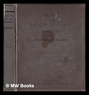 Imagen del vendedor de The series of plates designed as tests for colour-blindness / Shinobu Ishihara a la venta por MW Books Ltd.