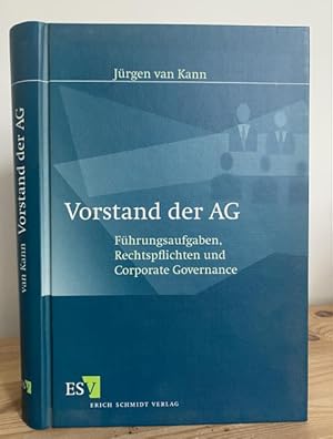 Seller image for Vorstand der AG: Fhrungsaufgaben, Rechtspflichten und Corporate Governance. for sale by Treptower Buecherkabinett Inh. Schultz Volha