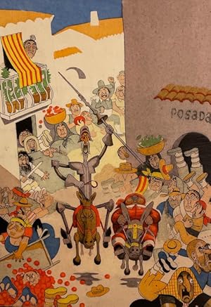 Imagen del vendedor de L'ingnieux Hidalgo Don Quichotte de la Manche. a la venta por Le Cabinet d'Amateur