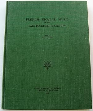 Immagine del venditore per FRENCH SECULAR MUSIC OF THE LATE FOURTEENTH CENTURY venduto da JBK Books
