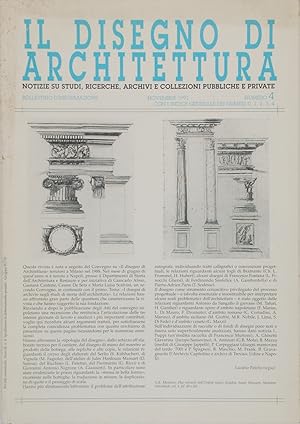 Il disegno di architettura. Bollettino d'informazione. Numero 4 Novembre 1991