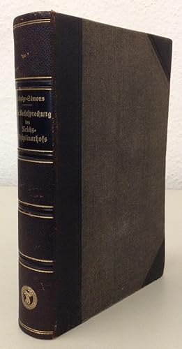 Bild des Verkufers fr Die Rechtsprechung des Reichsdisziplinarhofs. Nach dem Stande vom 1. Oktober 1925. zum Verkauf von Buch & Consult Ulrich Keip