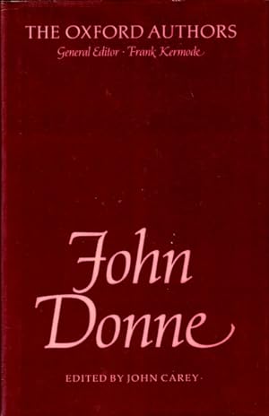 Seller image for John Donne for sale by LEFT COAST BOOKS