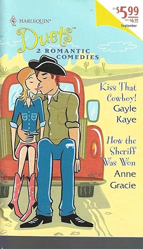 Image du vendeur pour Kiss That Cowboy! / How The Sheriff Was Won mis en vente par Vada's Book Store