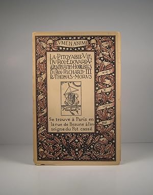 Seller image for La pitoyable vie du roi douard V et les cruauts horribles du roi Richard III for sale by Guy de Grosbois