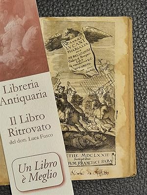 Imagen del vendedor de Pharsalia sive de Bello civili Caesaris et Pompeii. Lib. X ex emendatione U.C. Hug. Grotii cum eius dem notis. a la venta por Il libro ritrovato del dott. Luca Fusco