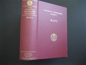 NATIONAL GEOGRAPHIC SOCIETY MAPS - Binder With Ten Compartments