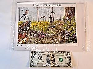 Image du vendeur pour Longleaf Pine Forest USA Postage Stamps (2002 4th Sheet Issued in Nature of America Series) mis en vente par Bargain Finders of Colorado