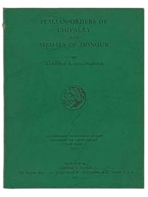 Seller image for Italian Orders of Chivalry and Medals of Honour (Numismatic Notes & Monographs) for sale by Yesterday's Muse, ABAA, ILAB, IOBA