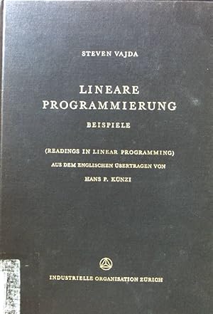 Image du vendeur pour Lineare Programmierung : Beispiele. mis en vente par books4less (Versandantiquariat Petra Gros GmbH & Co. KG)