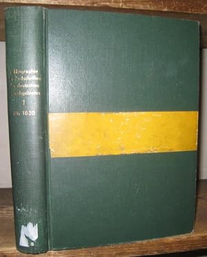 Die Zeitschriften des deutschen Sprachgebietes bis 1830 ( = Bibliographie der Zeitschriften des d...