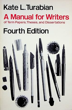 Seller image for A Manual for Writers of Term Papers, Theses, and Dissertations for sale by Adventures Underground