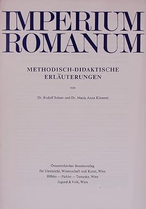 Imagen del vendedor de Imperium Romanum. METHODISCH-DIDAKTISCHE ERLUTERUNGEN a la venta por Antiquariat Bookfarm