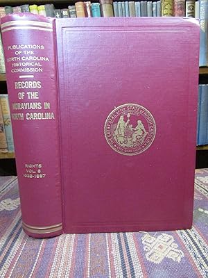 Records of the Moravians in North Carolina. Volume VIII (8) 1823-1837.