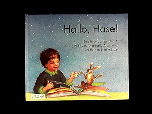 Seller image for Hallo Hase. Eine Bilderbuchgeschichte. for sale by Antiquariat Bookfarm