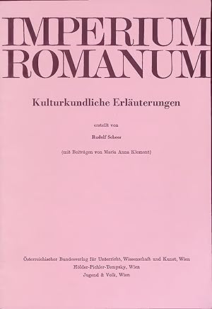 Imagen del vendedor de IMPERIUM ROMANUM. Kulturkundliche Erluterungen a la venta por Antiquariat Bookfarm