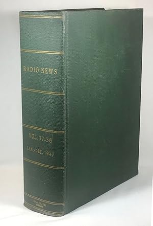 Seller image for Radio News, Volume 37, No. 1, January 1947, Through Volume 38, No. 6, December, 1947 for sale by Clausen Books, RMABA