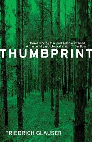 Bild des Verkufers fr Thumbprint (Sergeant Studer Mystery) zum Verkauf von WeBuyBooks