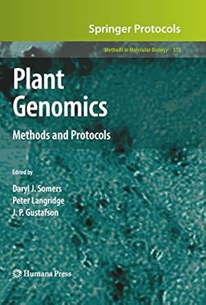 Image du vendeur pour Plant Genomics: Methods and Protocols: 513 (Methods in Molecular Biology, 513) mis en vente par WeBuyBooks