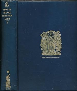 Seller image for The Book of the Old Edinburgh Club. Volume X. 1917 & 1918. The Burgh Muir of Edinburgh for sale by Barter Books Ltd