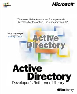 Immagine del venditore per Active Directory Developer's Reference Library (Dv-Mpe Microsoft Windows Programming Reference) venduto da WeBuyBooks