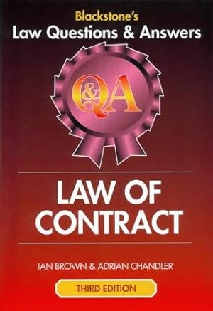 Bild des Verkufers fr Law of Contract (Law Questions & Answers) zum Verkauf von WeBuyBooks