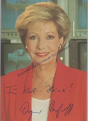 Bild des Verkufers fr Original Autogramm Dagmar Berghoff "Miss Tagesschau"/// Autogramm Autograph signiert signed signee zum Verkauf von Antiquariat im Kaiserviertel | Wimbauer Buchversand