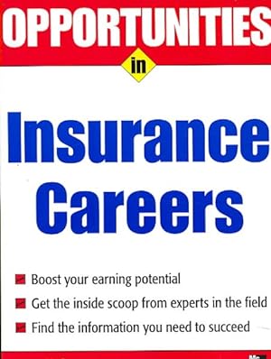 Seller image for Opportunities in Insurance Careers for sale by GreatBookPricesUK