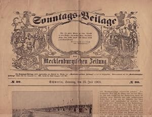 Imagen del vendedor de Nach Arendsee. Mit 5 Abbildungen im Text. 1  Seiten in : "Sonntags-Beilage der Mecklenburger Zeitung No.30". a la venta por Antiquariat Heinz Tessin