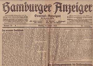 Bild des Verkufers fr General-Anzeiger fr Hamburg-Altona. 35.Jahrgang, Nummer 25. zum Verkauf von Antiquariat Heinz Tessin
