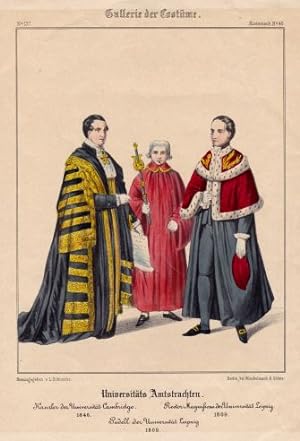 Kanzler der Universität Cambridge, 1856 - Rector Magnificus der Universität Leipzig, 1809 - Pedel...