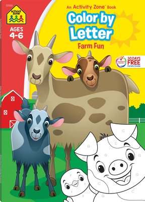 Bild des Verkufers fr School Zone Color by Letter Farm Fun Workbook (Paperback or Softback) zum Verkauf von BargainBookStores
