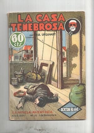Imagen del vendedor de La novela aventura numero 055: Sexton Blake: La casa tenebrosa (the building estate murder) a la venta por El Boletin