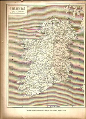 Imagen del vendedor de LAMINA 23243: Mapa de Irlanda a la venta por EL BOLETIN