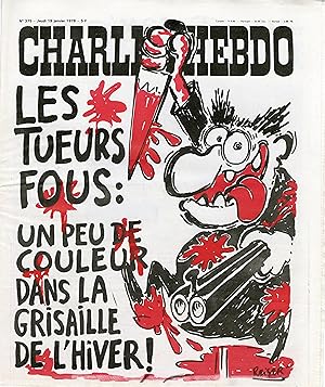 "CHARLIE HEBDO N°375 du 19/1/1978" REISER : LES TUEURS FOUS / WOLINSKI : GISCARD AU SALON DU MARIAGE