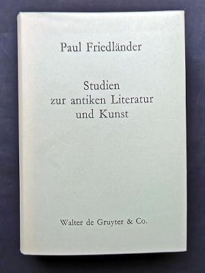 Studien zur antiken Literatur und Kunst.