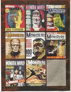 Image du vendeur pour LAMINA 24945: Portadas de la revista Monsters mis en vente par EL BOLETIN