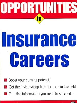 Seller image for Opportunities in Insurance Careers for sale by GreatBookPricesUK
