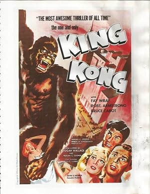 Image du vendeur pour LAMINA 24924: Cartel de King Kong mis en vente par EL BOLETIN