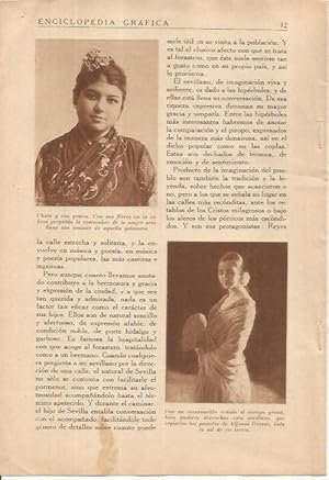 Seller image for LAMINA 25063: Mujeres de Sevilla for sale by EL BOLETIN