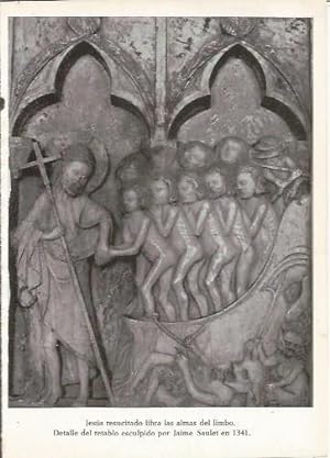Image du vendeur pour LAMINA 24985: Detalle del retablo de Jaume Saulet del ao 1341 mis en vente par EL BOLETIN
