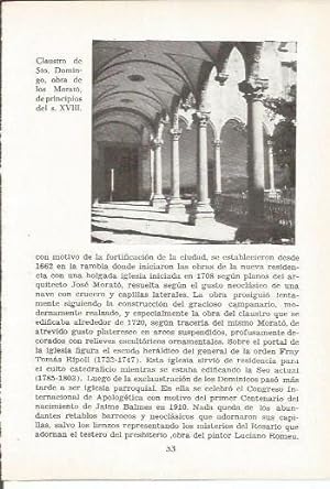 Image du vendeur pour LAMINA 24969: Claustro del convento de Santo Domingo en Vic, Barcelona mis en vente par EL BOLETIN