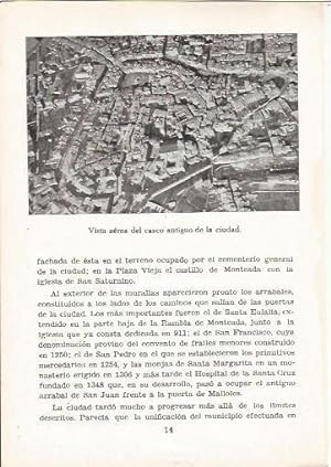 Image du vendeur pour LAMINA 24960: Vista aerea de Vic, Barcelona mis en vente par EL BOLETIN