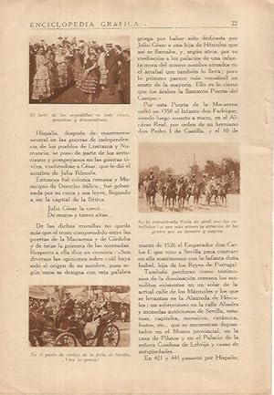 Seller image for LAMINA 25068: Feria de Abril de 1928 for sale by EL BOLETIN