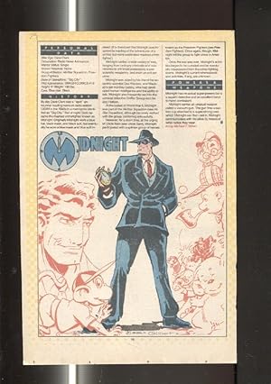 Seller image for Ficha personaje DC Comics numero 029: Midnight y Metron for sale by EL BOLETIN