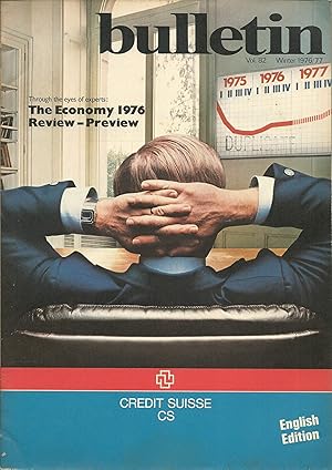 Seller image for Bulletin Vol. 82, Winter 1976/77. the Economy 1976 Review-Preview. for sale by Lincbook