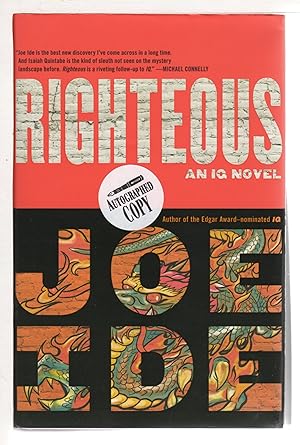 Immagine del venditore per RIGHTEOUS: An IQ Novel. venduto da Bookfever, IOBA  (Volk & Iiams)