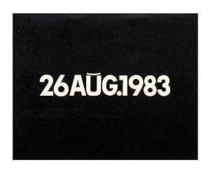 On Kawara: Date Paintings 1981-1983.On Sundays (27 October-30 November 1983)